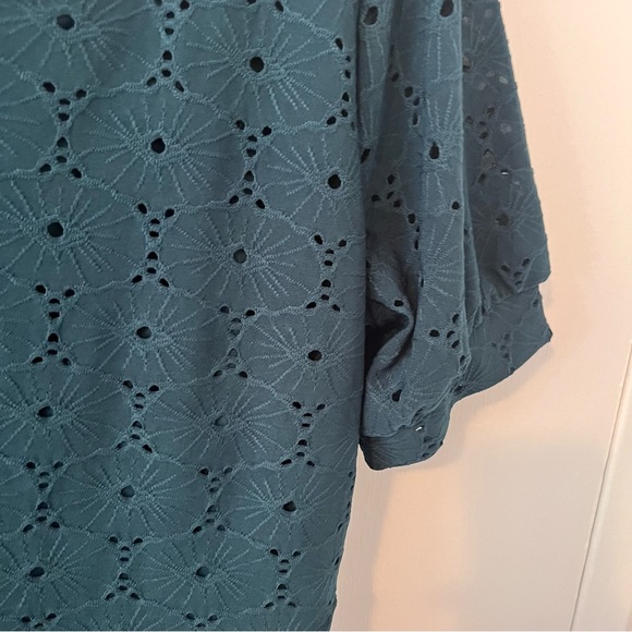 Fig Green Eyelet Dress Womens XL - Picture 5 of 11